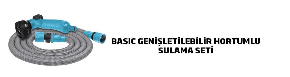 Basic Genişletilebilir Hortumlu Sulama Seti