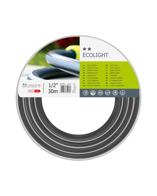 Bahçe Hortumu ECOLIGHT 1/2" 30 m (98,4 ft)