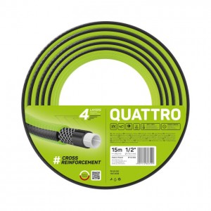 Bahçe Hortumu QUATTRO 1/2" 15 m (49,2 ft)
