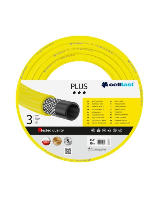 Bahçe Hortumu PLUS 1/2" 15 m (49 ft)