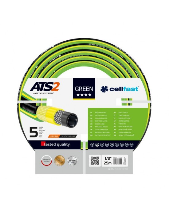 Bahçe Hortumu GREEN ATS2™ 1/2" 25 m (82 ft)