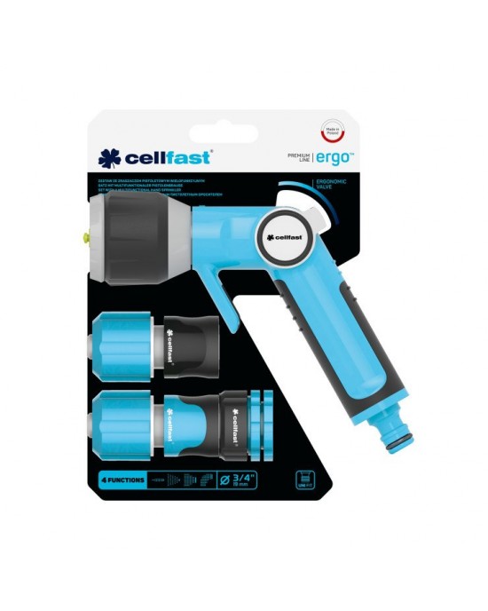 ERGO™ Çok işlevli El Sprink 3/4" Seti