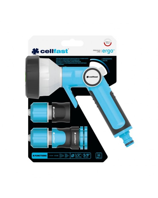 ERGO™ 4 İşlevli El Sprink 1/2" - 5/8" Seti