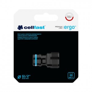 ERGO™ G1/2" Erkek Dişli Konnektör