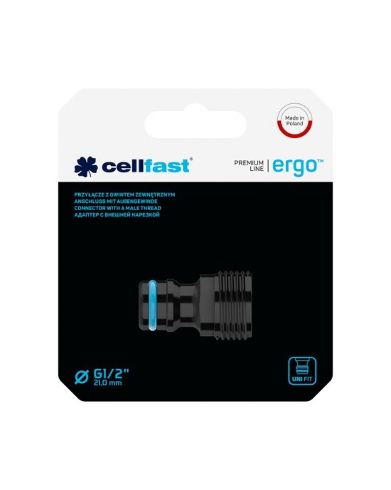 ERGO™ G1/2" Erkek Dişli Konnektör