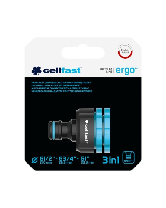 ERGO™ G1/2" - G3/4" - G1" Dişi Dişli Çok Amaçlı Konnektör