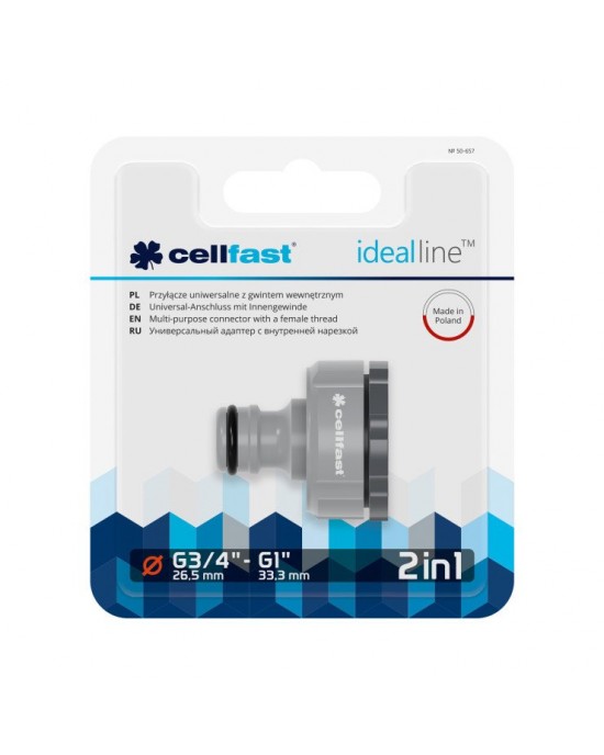 IDEAL™ G3/4" - G1" Erkek Dişli Çok Amaçlı Konnektör