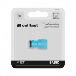 BASIC G1/2" Erkek Dişli Konnektör