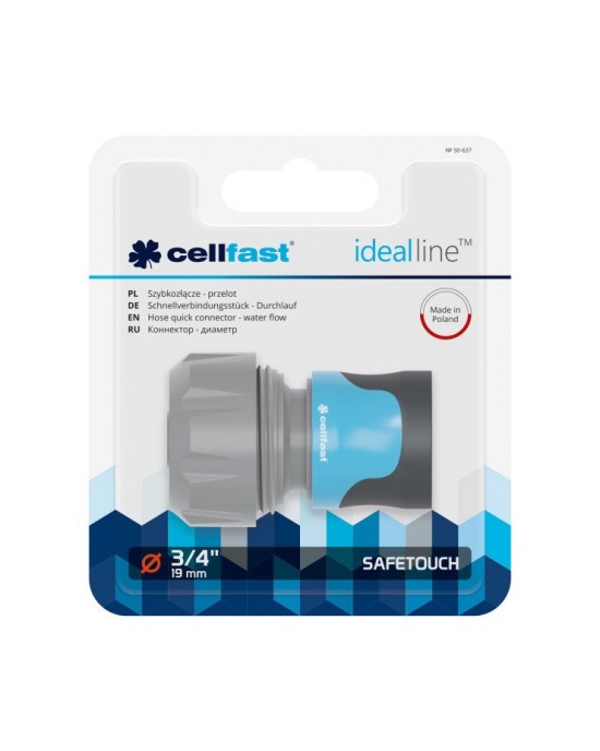 SAFETOOUCH IDEAL™ 3/4" Hızlı Hortum Bağlantısı