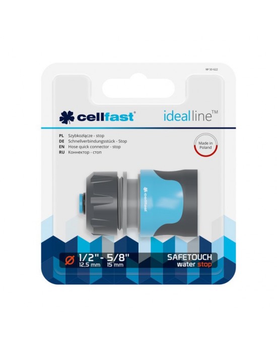 SAFETOUCH IDEAL™ 1/2" - 5/8" Hortum Hızlı Bağlantısı