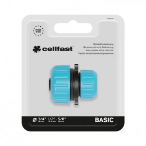 BASIC 1/2" - 5/8" / 3/4" Redüksiyonlu Hortum Bağlantısı