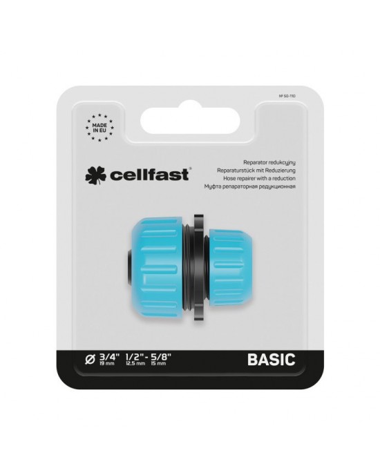 BASIC 1/2" - 5/8" / 3/4" Redüksiyonlu Hortum Bağlantısı