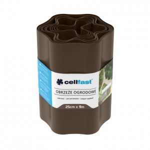 Bahçe çim kenarı 25 cm 9 m (29,5 ft) [kahverengi]