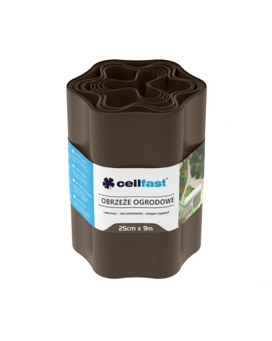 Bahçe çim kenarı 25 cm 9 m (29,5 ft) [kahverengi]