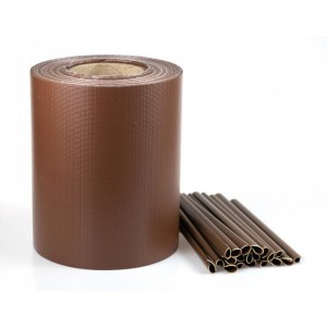 Gizlilik çit şeridi - kahverengi