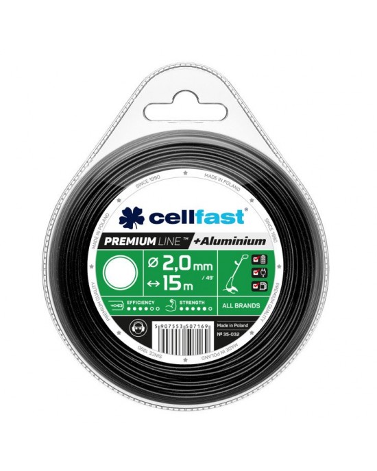 PREMIUM – Yuvarlak 2,0 mm 15 m (49,2 ft) Misina